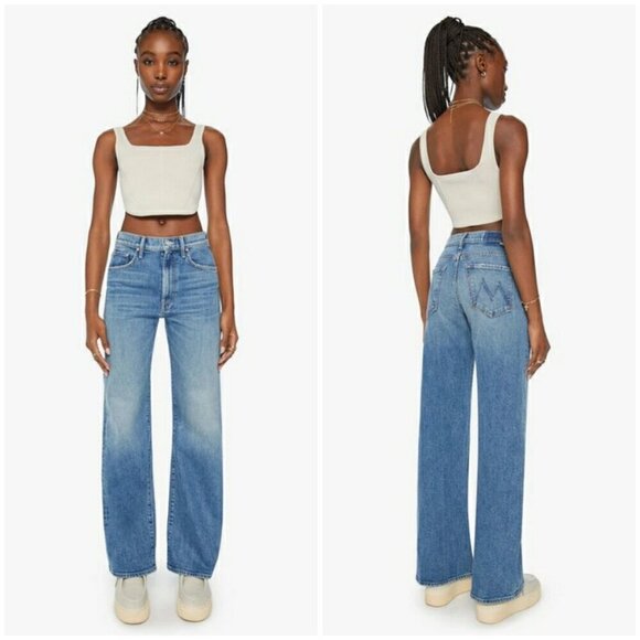 💕MOTHER SUPERIOR💕 The Lasso Sneak Jeans ~ Horsin' Around 31 NWT - Picture 1 of 17